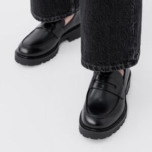 Vagabond Black Kenova Loafer Size US6 EU36